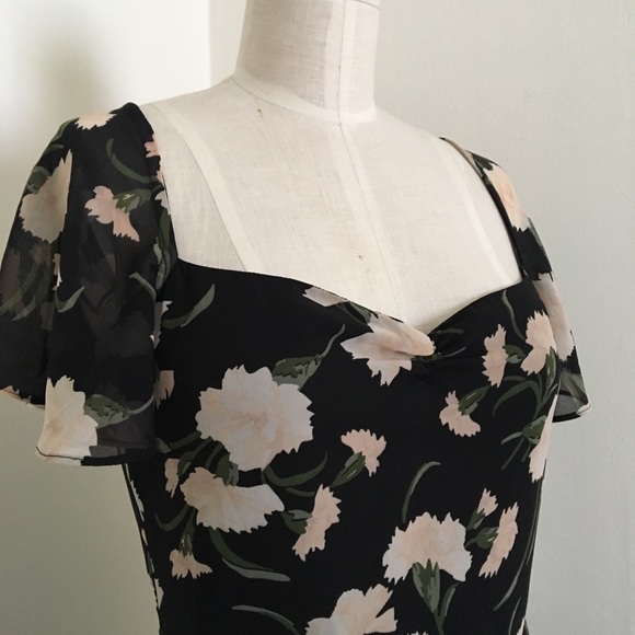 Softly flowing floral midi ‘Geene Dress’ - Picture 2 of 3